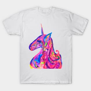 Rainbow Watercolor Unicorn T-Shirt